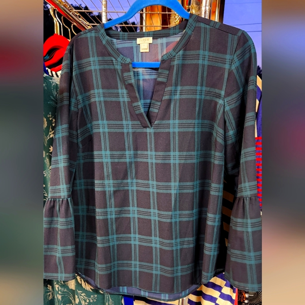 J Crew Factory Blouse, Large